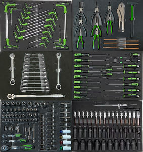 Armoire à outils robuste CE Factory, 200 pièces, ensembles de boîtes à outils pour mécaniciens automobiles, chariot de rangement, OEM personnalisé pour les ateliers, Herramientas - Product Image 4