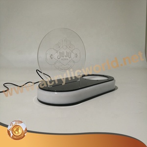 Custom LED <b>Acrylic</b> Wine Store Fixture Retail Wine Bottle Display Rack and Merchandising Stand - Product Image 6