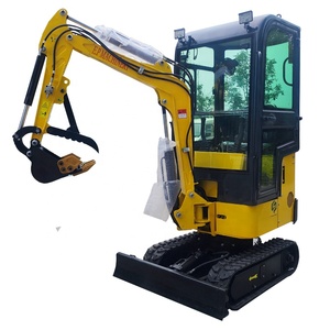Precio de Fábrica al por Mayor en China, Excavadora Compacta de 1.5 Toneladas <span class=keywords><strong>con</strong></span> Motor Kubota Yanmar, Remolques para Retroexcavadoras, Mini Excavadoras Pequeñas y Compactas - Product Image 4