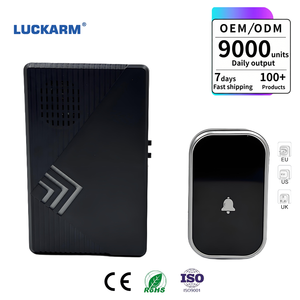 <span class=keywords><strong>Sonnette</strong></span> <span class=keywords><strong>sans</strong></span> <span class=keywords><strong>fil</strong></span> moderne étanche <span class=keywords><strong>sans</strong></span> perçage, <span class=keywords><strong>sonnette</strong></span> à <span class=keywords><strong>piles</strong></span> avec volume élevé pour la maison <span class=keywords><strong>et</strong></span> la villa - Product Image 1