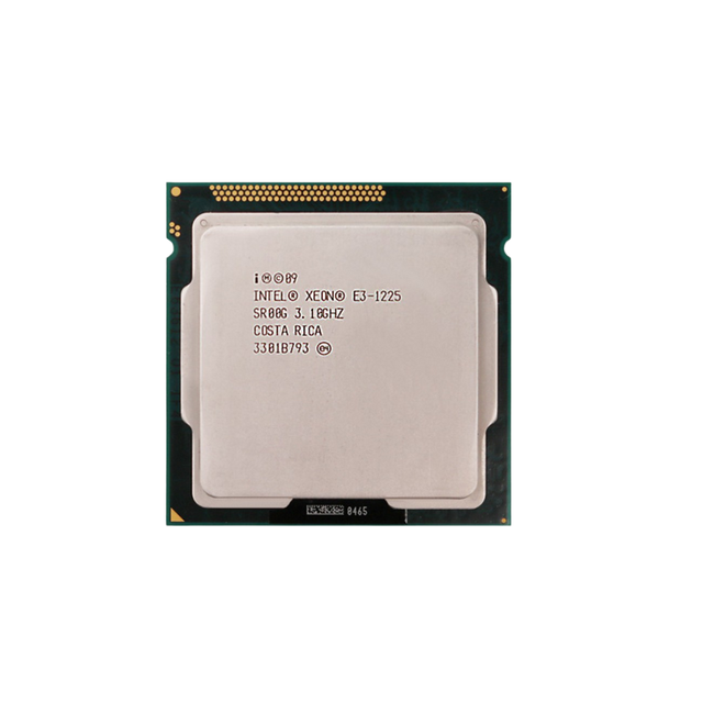 For Xeon E3-1225 Processor 4 Cores 4 Threads 3.10GHz Base 3.60GHz Boost LGA 1155 8MB Cache 80W TDP Desktop 64-Bit