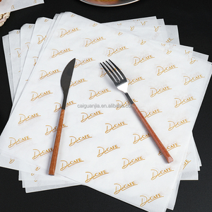 Papel desechable a prueba de aceite, pollo frito, patatas fritas, hamburguesas, pan, periódicos en inglés, bandejas para hornear, papel acolchado - Product Image 1