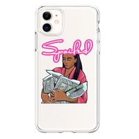 Plus de 1000 designs personnalisés MAKE MONEY Spoiled Girl Coque en silicone TPU pour iPhone 11 12 13 14 15 Pro Max Coque de téléphone imprimée par sublimation