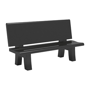 Banco de Granito Negro para Cementerio, Muebles Conmemorativos Personalizados de Vietnam, Estilo Americano, Construcción de Piedra Sólida - Product Image 3