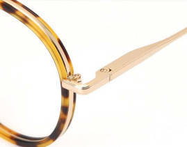 Classic Vintage <strong>Round</strong> Acetate Metal Optical <strong>Eyeglasses</strong> Blue Light Blocking Spectacles <strong>Frames</strong> for Men and Women - Product Image 6