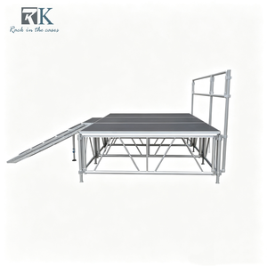 Scène portable en aluminium de haute qualité, scène mobile, plateforme de scène pour festival, scène extérieure pour événements - Product Image 1