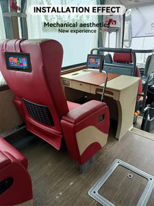 La première rangée d'affichage de divertissement de siège de voiture de tourisme est installée tube d'accoudoir - Product Image 3