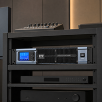 Amplificateur de puissance audio professionnel 10V 2 canaux, amplificateur en rack 2U pour système sonore KTV, scène et conférence