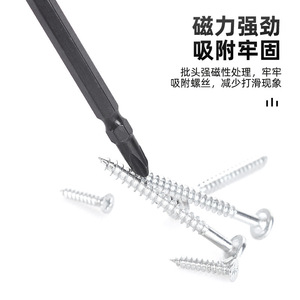 Juego de destornilladores de doble uso con revestimiento naranja, puntas magnéticas de cabeza plana y Phillips para herramientas de reparación doméstica - Product Image 5