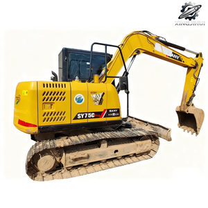 รถขุด SANY SY75C มือสอง รุ่นปี 2023 เครื่องยนต์อีซูซุ 7.5 ตัน แบบตีนตะขาบยาง พร้อมปั๊มคาวาซากิ - Product Image 5