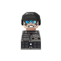 Accessoires d'armes compatibles Bloc de construction Jouet SWAT Armes Mini Figure Militaire Action Figures