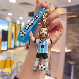 Llavero de Fútbol con Diseño de Camisetas de <span class=keywords><strong>Estrellas</strong></span> como Cristiano Ronaldo y <span class=keywords><strong>Messi</strong></span>, Pequeño Regalo para Fanáticos - Product Image 3