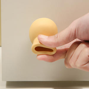 חמוד מצחיק ילדי דלת פקק צבעוני סיליקון פקק קיר רכוב דבק דלת פקק - Product Image 4