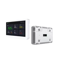 Boîtier PC à écran tactile 7 pouces IP54, détecteur de qualité de l'air, contrôleur de terminal, boîte de jonction, thermostat de température