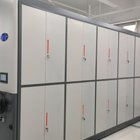 Étagères mobiles à haute densité, étagères compactes en métal, armoire de rangement pour hôpital, armoire de classement en acier, armoire mobile d'archives, armoire électrique à haute densité
