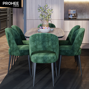 Tavolo in legno di lusso europeo per sala da pranzo <span class=keywords><strong>e</strong></span> Set di <span class=keywords><strong>sedie</strong></span> a 6 posti - Product Image 1