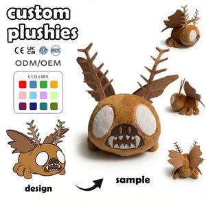 Fabricante de Peluches Personalizados con MOQ Bajo, Peluches de Animales, Peluche de Zorro Naranja Personalizado con Suéter Azul, Muñeco de Peluche Suave Personalizado - Product Image 3