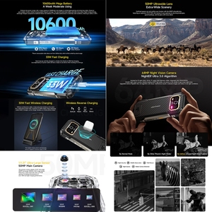 <span class=keywords><strong>Precio</strong></span> al por mayor <span class=keywords><strong>Ulefone</strong></span> <span class=keywords><strong>Armor</strong></span> 27 Teléfono 12GB + 256GB Visión nocturna 10600mAh 6,78 pulgadas Android 14 4G NFC <span class=keywords><strong>Ulefone</strong></span> <span class=keywords><strong>Armor</strong></span> Teléfono móvil - Product Image 4