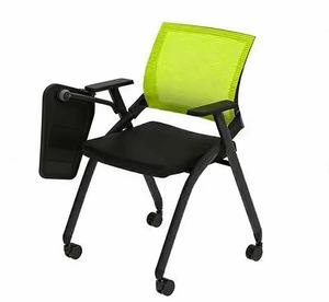 Chaise d'ordinateur, chaise de bureau pliable à roulettes pour la maison, chaise de formation et de conférence, chaise de dortoir, fauteuil confortable - Product Image 4