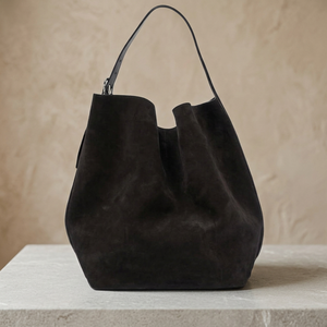 Sac à main pour femme BS INTERNATIONAL en cuir véritable noir à 100 %, fermeture à glissière, léger, imperméable, antivol - Product Image 2