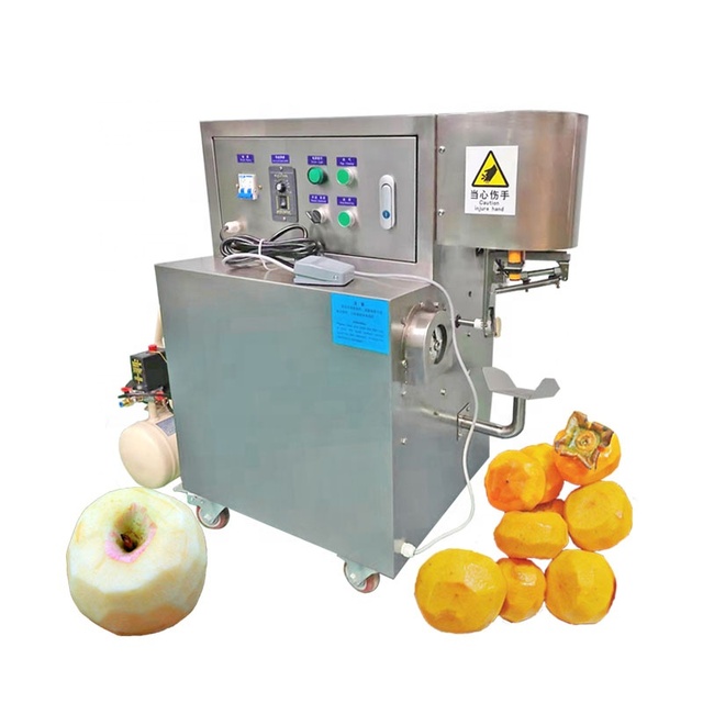 Top Quality Vacuum Suction Persimmon Apple Peeler Fruit Stemming and Peeling Machine