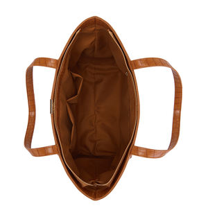 Bolsos de cuero de gran capacidad para mujer, bolsos de compras simples de mano para mujer, bolsos de mano grandes de piel sintética para mujer - Product Image 5