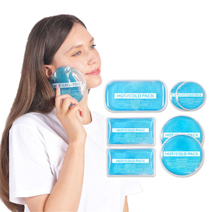 Almohadillas de refrigeración cuadradas reutilizables portátiles personalizables Gel suave Ecológico SAP Cooling Hand Ice Pack 1-2 horas para uso en fiambrera - Product Image 1