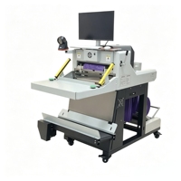 Machine d'emballage automatique de colis en acier inoxydable 14KW CE, machine d'emballage et d'étiquetage de colis express pour le commerce électronique