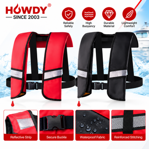 เสื้อชูชีพสะท้อนแสงสำหรับผู้ใหญ่ วัสดุทนทาน ลอยตัวได้ดี ช่วยชีวิต ยี่ห้อ <span class=keywords><strong>AutoLife</strong></span> - Product Image 1