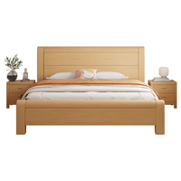 Mobilier Moderne Contemporain Cadre de Lit Double Antique King Size Vente en Gros Bois Massif avec Rangement Style Chinois