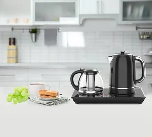Custom 1.7L Electronic Tea Maker Smart Home Appliances CE/CB Approved Stainless Steel Kettle & Tea Pot