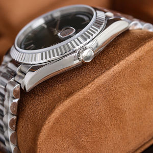 Reloj de Pulsera Mecánico Automático Unisex de Lujo, Esfera de Cristal de Zafiro, Cronógrafo de Acero Inoxidable, Manecillas Luminosas - Product Image 6