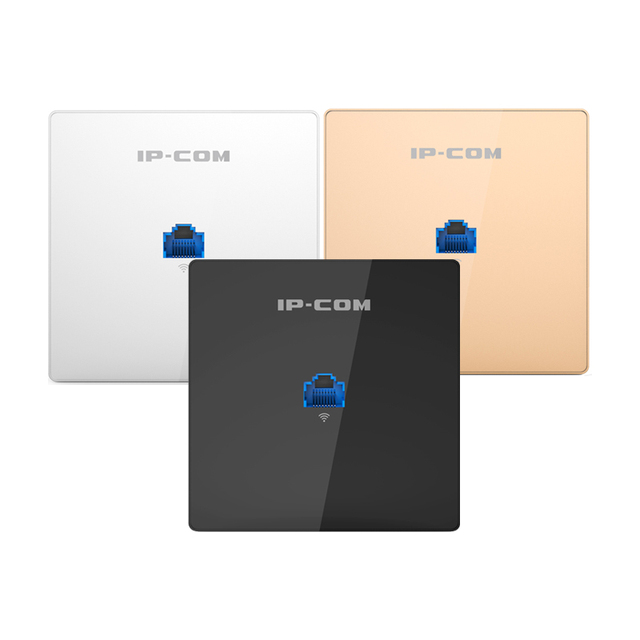 IP-COM W36AP AC1200 Dual Band Gigabit In-Wall PoE Access Point 86mm Home Firewall VPN WEP Support