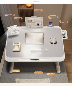 높이 조절 MDF 접이식 테이블 소형 접이식 리프트 침대 기숙사 책상 - Product Image 3