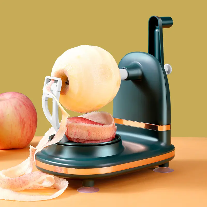 2024 nuovo prodotto accessori per la cucina gadget frantoio per mele macchina multifunzione rotativa pera pelapatate