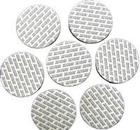 Capuchons en mousse souple autocollants de 63 mm (2,48 po) résistants à la chaleur pour bocaux alimentaires et laitiers