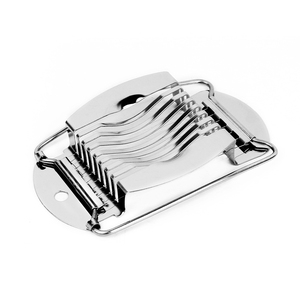 Cortador de huevos de mano de acero inoxidable duradero, rebanador de huevos de plata multifuncional para uso en la cocina del hogar - Product Image 4