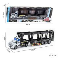 Camion à benne basculante, camion de transport de conteneurs, camion-citerne, voiture à tirer en arrière pour enfants, vente chaude