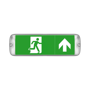 Luz de señal de salida de emergencia LED impermeable IP65 sin mantenimiento montado en la pared blanco frío para uso interior/exterior 220V seguridad contra incendios - Product Image 5