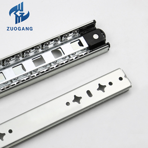 Zuo Gang Nhà Bếp Mang Đồ Nội Thất Con Lăn Kim Loại Tủ Quần Áo Phần Cứng Trượt Kênh Ngăn Kéo Trượt Đường Sắt Chất Lượng Ngăn Kéo <span class=keywords><strong>Slide</strong></span> - Product Image 4