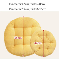 Coussins ronds pour la méditation, grand coussin de sol pour enfants et adultes, coussin pour s'asseoir au sol, yoga, salon, bureau