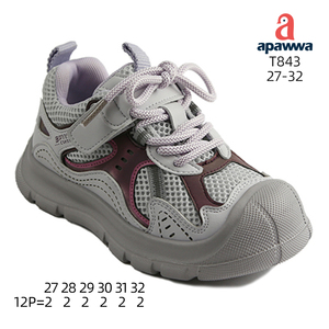 Apawwa 2025 otoño nueva moda niños y niñas Flexible correr deporte al aire libre senderismo antideslizante transpirable niños senderismo zapato - Product Image 3