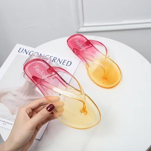 Frauen Sommer Mode Damen Schuhe Slipper Sexy Jelly Sandalen Slip on Summer Flat Frauen Mädchen Flip Flops Hausschuhe