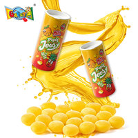 Skittle-s type kauwgom snoep OEM fabriek rechtstreekse leverancier aangepaste smaak private label 25g tropische fruitmix pot voor groothandel
