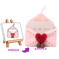 Jouets en peluche super doux avec boîte surprise en polyester et nylon