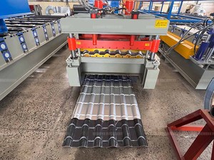 เครื่องม้วนกระเบื้องเคลือบความเร็วสูงเครื่องทำกระเบื้องหลังคาสำหรับเครื่องจักรวัสดุก่อสร้าง - Product Image 3