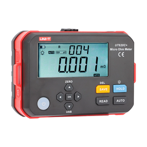 Micro-ohmmètre UNI-T UT620C+ 0,001mΩ-300,0KΩ, mesureur numérique de faible résistance CC avec écran LCD - Product Image 4