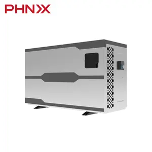 R32 Full Inverter Swimming Pool Heat Pump Pool Heating Air To Water Type Double-side Airflow Outlet Smart APP Control