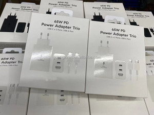 <span class=keywords><strong>Chargeur</strong></span> USB-C Super <span class=keywords><strong>Rapide</strong></span> Type C EU PD <span class=keywords><strong>65W</strong></span> Adaptateur <span class=keywords><strong>Secteur</strong></span> <span class=keywords><strong>Trio</strong></span> 3 Ports pour <span class=keywords><strong>Samsung</strong></span> S26 <span class=keywords><strong>Ultra</strong></span> EP-T6530 <span class=keywords><strong>Chargeur</strong></span> USB C <span class=keywords><strong>65W</strong></span> - Product Image 3