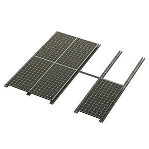 Système de support de montage <span class=keywords><strong>solaire</strong></span> BIPV à inclinaison fixe durable SunRack SFS-BIPV-M, cadre en aluminium anodisé, résistance au vent de 130 mph, 1,4 KN/ neige - Product Image 5